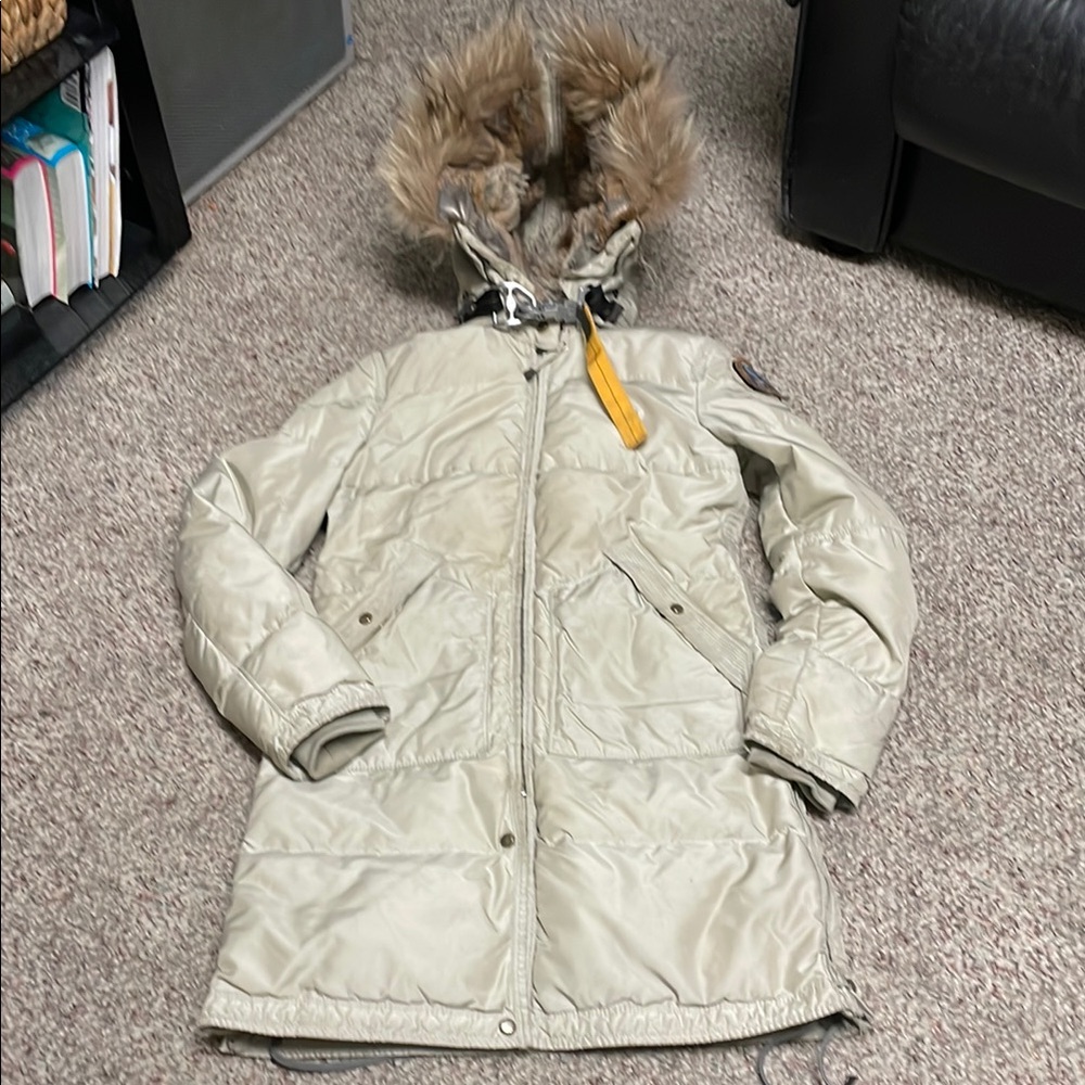 Parajumpers Bear Fur Hooded long puffer Coat